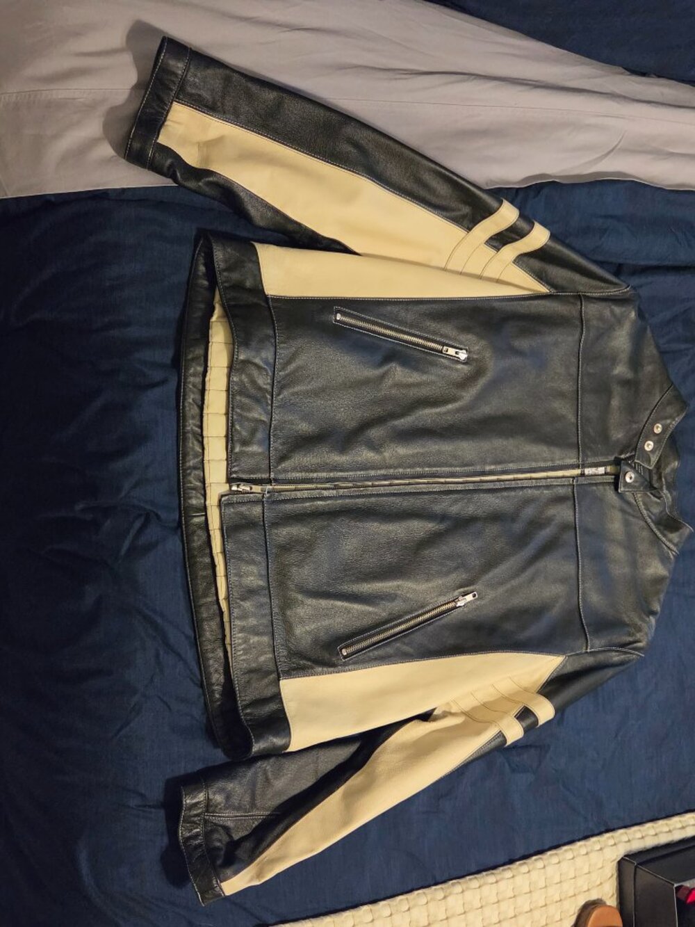 Mens Wilson Leather Jacket - Picture 2 of 4
